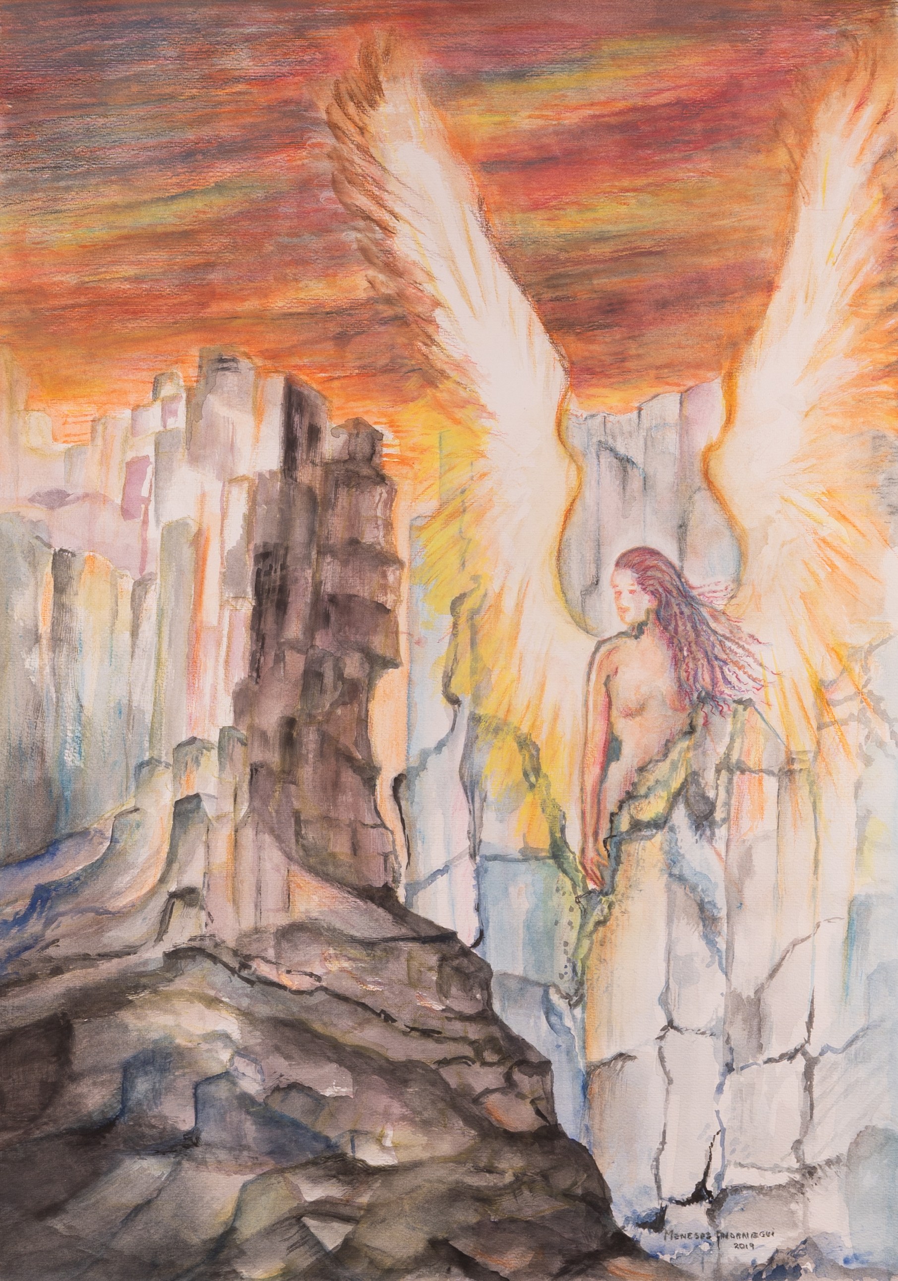 Ángel en el Desierto